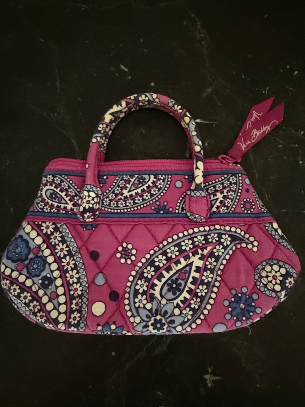 Vera Bradley Mini Boysenberry Eloise Bag